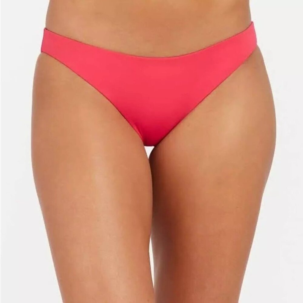 SPANX Hibiscus Pink Classic Bikini Cheeky Swim Bottoms Cheeky